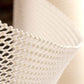 4' x 6' Ivory Striped Weave Non Slip Rug Pad