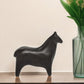 6" Gold Metal Horse Tabletop Sculpture