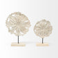 Petite Wood And Metal Floral Decor Piece