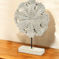 Petite Wood And Metal Floral Decor Piece