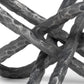 10" Antiqued Silver Metal Chain Link Tabletop Sculpture