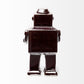 7" Silver Metal Robot Shaped Sculpture