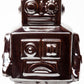 7" Silver Metal Robot Shaped Sculpture