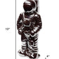 Over The Moon Silverplated Astronaut Sculpture