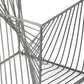 8" Silver Metal Cube Tabletop Sculpture