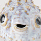 Petite Off White Puffer Fish Sculpture