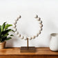 Petite White Beaded Sculpture