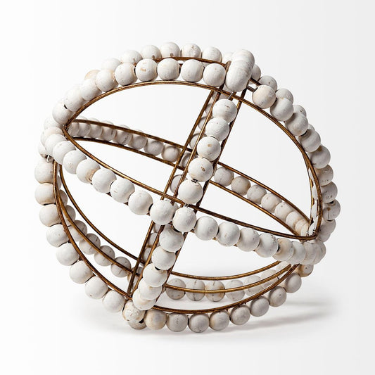 12" White Tabletop Sculpture