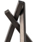 10" Black Metal Abstract Tabletop Sculpture