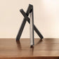 10" Black Metal Abstract Tabletop Sculpture