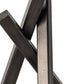 10" Black Metal Abstract Tabletop Sculpture