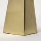 Set of Two 11" Gold Metal Tabletop Sculpture