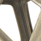Khaki Crackle Glaze Ceramic Geometric Sculpture
