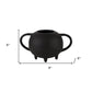 Black Matte Metal Italian Inspired Bowl