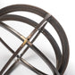 Petite Black Metal Circular Decorative Object