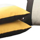 Set Of 4 Modern Yellow Striped Pillow Covers