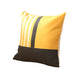 Set Of 4 Yellow And Black Printed Pillow Covers