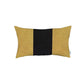 Set Of 4 Yellow And Black Lumbar Pillow Covers