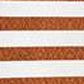 Set Of 4 Orange And Ivory Striped Pillow Covers