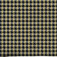 Set of Two 12" X 20" Yellow and Black Houndstooth Polyester Zippered Pillow Cover