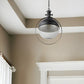 Black Metal Sphere Pendant Hanging Light