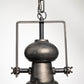 Industrial Gray Metal Hanging Pendant Light