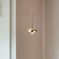 Hammered Gold Metal Hanging Pendant Light