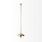 Hammered Gold Metal Hanging Pendant Light