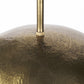 Hammered Gold Metal Hanging Pendant Light