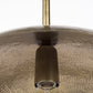 Hammered Gold Metal Hanging Pendant Light