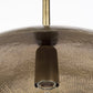 Hammered Gold Metal Hanging Pendant Light