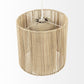Natural Cane Cylindrical Hanging Pendant Light