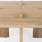 34" Natural Wood Coffee Table