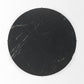 48" Black and Gold Genuine Marble and Iron Round Coffee Table