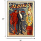 36" X 48" The Incomparable Albini Vintage Magic Poster Wall Art