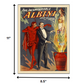 36" X 48" The Incomparable Albini Vintage Magic Poster Wall Art