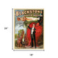 Vintage 1934 Blackstone Magic Unframed Print Wall Art