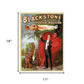 Vintage 1934 Blackstone Magic Unframed Print Wall Art