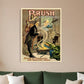 Vintage 1895 Blackstone Magic Unframed Print Wall Art