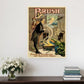 Vintage 1895 Blackstone Magic Unframed Print Wall Art