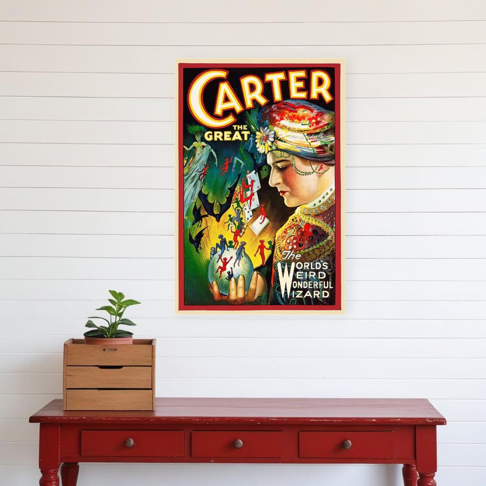 Vintage c1920sCarter Magic Poster Wall Art