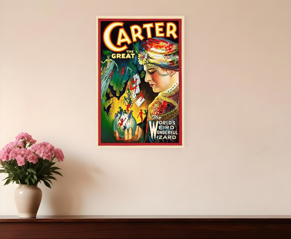 Vintage c1920sCarter Magic Poster Wall Art