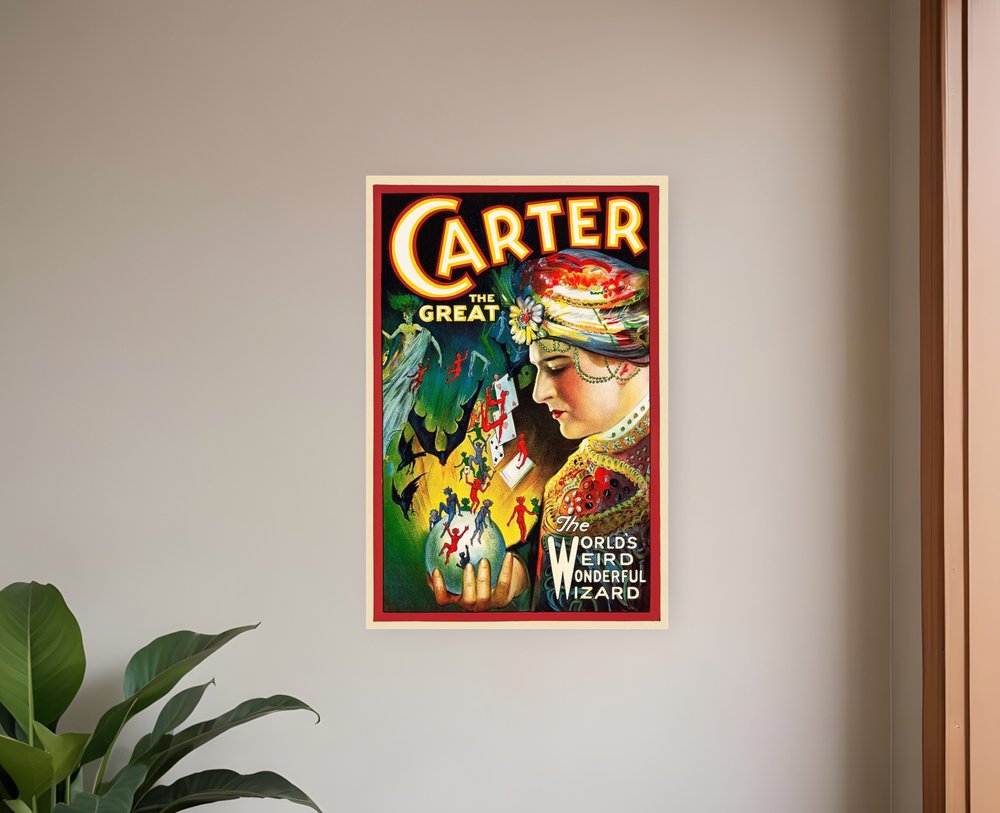 Vintage c1920sCarter Magic Poster Wall Art