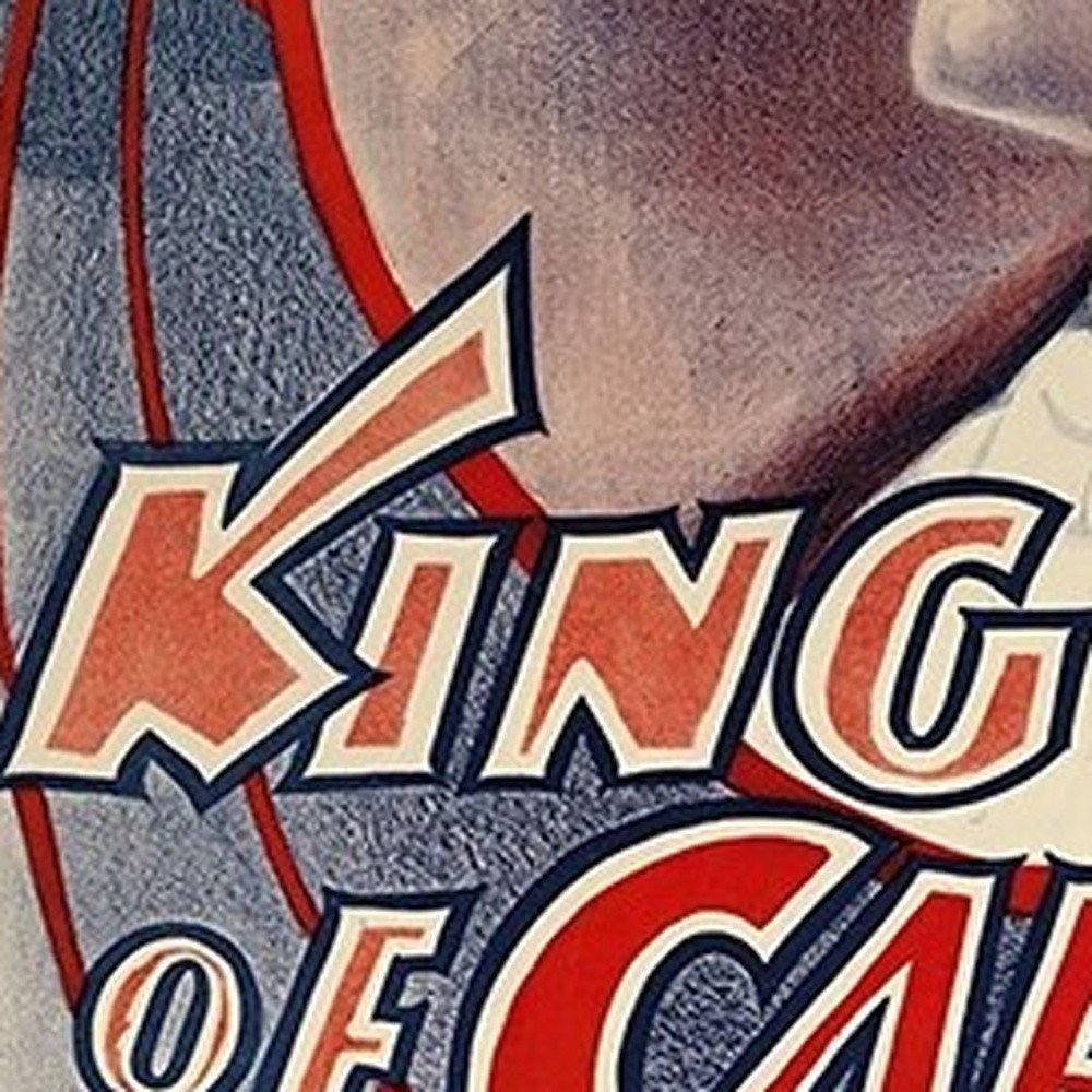 30" X 24" Houdini King Of Cards Vintage Magic Poster Wall Art