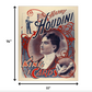 30" X 24" Houdini King Of Cards Vintage Magic Poster Wall Art