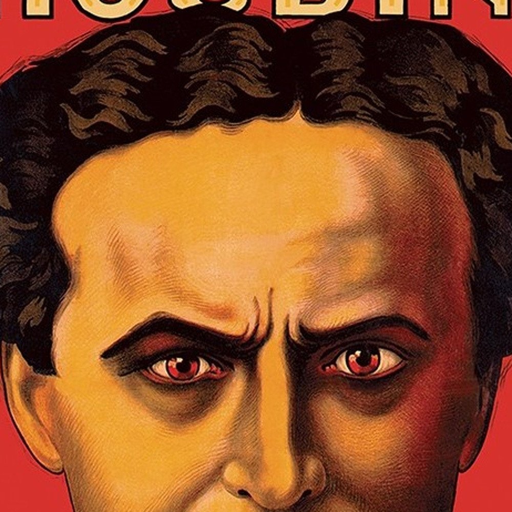 36" X 48" Houdini Master Of Mystery Vintage Magic Poster Wall Art