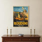 Master Mystifier Houdini Vintage Magic Unframed Print Wall Art