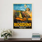 Master Mystifier Houdini Vintage Magic Unframed Print Wall Art