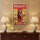 24" X 36" Houdini Handcuff King Vintage Magic Poster Wall Art
