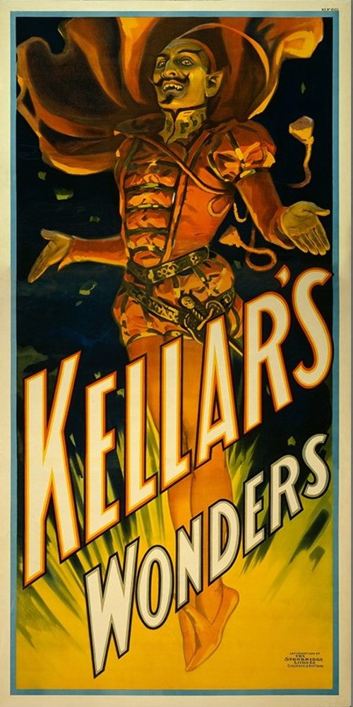 24" X 48" Keller's Wonders Vintage Magic Poster Wall Art